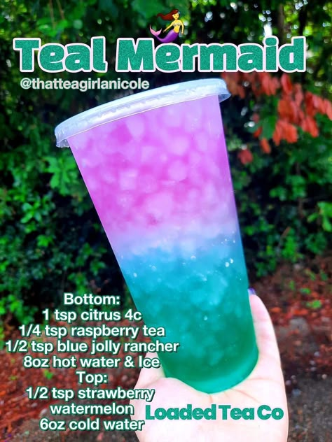 Homemade Energy Drink, Water Tok, Flavored Water Drinks, Keto Beverages, Loaded Tea Recipes, Energy Tea Recipes, Tea Blends Recipes, Herbalife Teas, Tea Recipes Diy