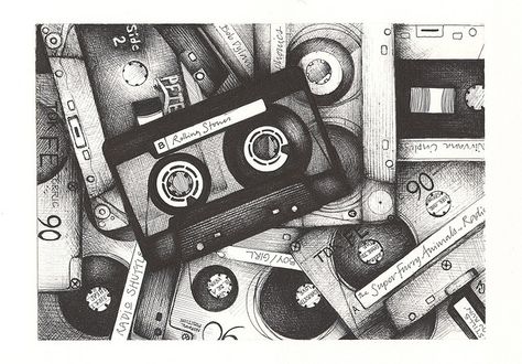 'everything comes and goes... by andrea joseph's illustrations, via Flickr Andrea Joseph, Mechanical Objects, Stylo Art, Biro Drawing, Eleanor And Park, Ballpoint Pen Art, Object Drawing, Moments In Time, High School Art