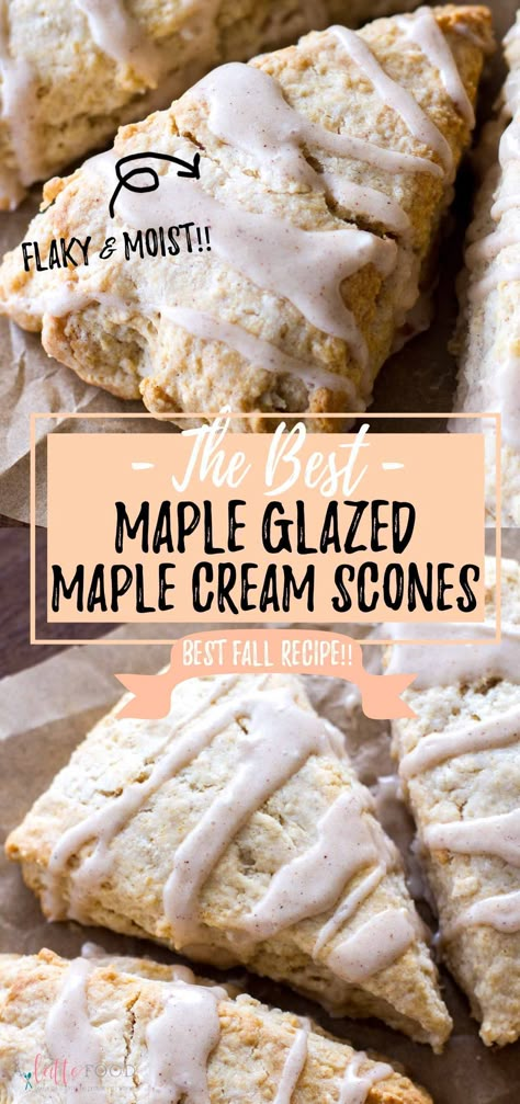 Honey Cinnamon Scones, Maple Syrup Donut, Vermont Maple Syrup Recipes, Maple Glazed Scones, Maple Scones Recipe Easy, Cinnamon Maple Syrup Recipe, Maple Scones Pioneer Woman, Easy Maple Recipes, Maple Cinnamon Scones