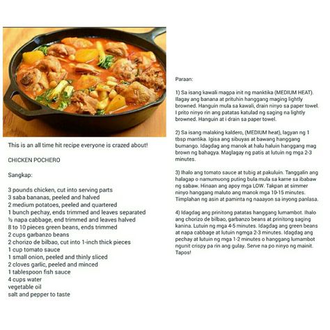 Chicken pochero Red Curry, Thai Red Curry, Chicken, Ethnic Recipes, Quick Saves