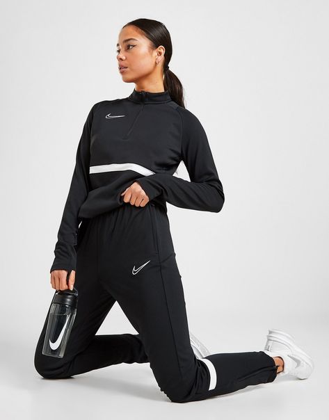 Jd Sports Women Outfits, Nike Academy Tracksuit, Nike Pants Outfit, Nike Dri Fit Tracksuit, Dri Fit Tracksuit, Nike Tech Tracksuit, Neutrogena Makeup, Track Pants Women, Woman Suit Fashion