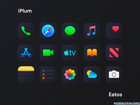 NEW GAME APPS ULTRA MOD: iPlum Black – Icon Pack Apk 1.1.7 (Patched) for An... Black Style Icons, Icon Pack Android, Android Icons, Cool Lock, Calendar Icon, Black Icon, Simple Icon, Ios Icon, Game App