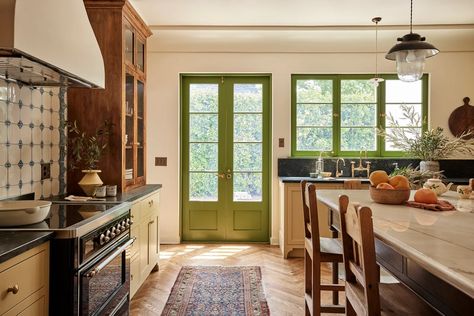 The Kitchen in This LA Spanish Colonial Has a Collected European Look | Architectural Digest Oval Room Blue, Colonial Interior, Timeless Kitchen, Hello Lovely, International Design, Spanish Colonial, Kitchen Inspo, Historic Home, Diy Kit