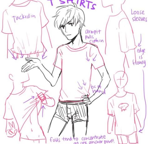 Shirt Drawing, 얼굴 그리기, Coloring Tutorial, Poses References, Body Drawing, Anatomy Reference, Drawing Clothes, Drawing Tutorials, Art References