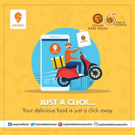 STAY HOME🏡, SAVE OUR LIVES! 🥘Food Is Ready! ✅ Take Away & Online orders... Food delivery through our delivery partners Swiggy & Zomato. #CeylonBakeHouse #kochi #StayHomeStaySafe #foodDelivery Delivery Poster, Food Poster Design, Favourite Food, Food Poster, Kochi, Stay Home, Food Delivery, Health And Safety, Delicious Food