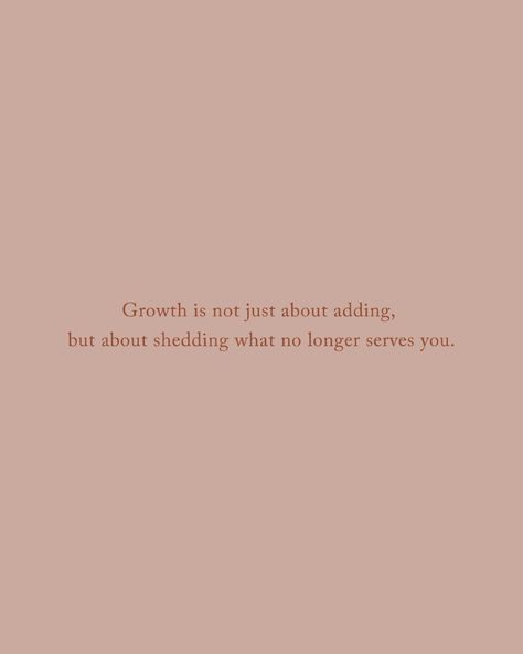 True growth happens when you create space for new possibilities by shedding what weighs you down. It’s a process of unlearning, of simplifying, of recognising that less can be more. So, don’t just focus on what you can add to your life—consider what you can let go of. By shedding the unnecessary, you allow room for the things that truly matter to take root and flourish. Remember, sometimes the most significant progress comes from lightening your load. Embrace the process of letting go, a... New Possibilities, Create Space, Powerful Words, Let Go, The Things, Letting Go, Things That, Shed, Matter