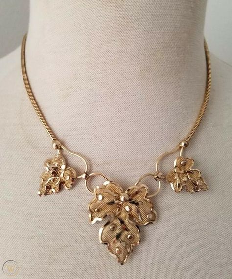 40s Accessories, 40s Jewelry, 1940s Accessories, 1940s Necklace, 1940s Jewelry, Jewelry Style Guide, Visual Board, Clothes Vintage, Gold Filled Necklace