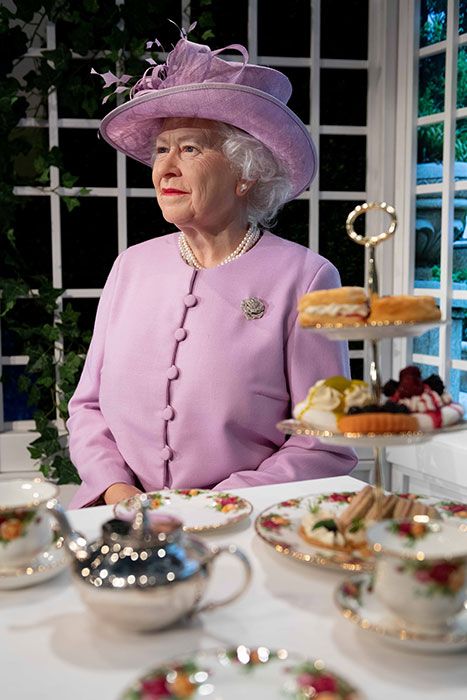 You can now have afternoon tea with the Queen at Madame Tussauds | HELLO! Tea Etiquette, Royal Tea Parties, Afternoon Tea London, English Tea Party, British Tea, Royal Tea, Afternoon Tea Parties, Madame Tussauds, Tea Sandwiches