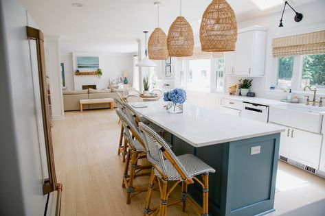 Lauren Mcbride, Modern Coastal Decor, Perfect Kitchen, We Did It, Coastal Farmhouse, Coastal Chic, Modern Coastal, Trendy Fall, Kitchen Makeover