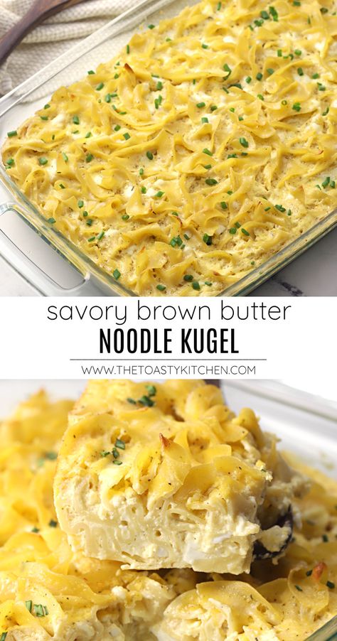 Butter Noodle Casserole, Noodle Kugel Jewish Savory, Kugel Recipes Savory, Easy Kugel Recipes, Gluten Free Noodle Kugel, Jewish Kugel Recipes, Jewish Noodle Kugel, Noodle Kugel Recipe Savory, Jewish Comfort Food