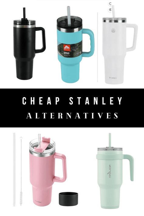 Cheap Stanley Alternatives: Top 5 Look-Alike Tumblers - Sonia Begonia Look Alikes, Best Exercise Bike, Walmart Fashion, Stanley Tumbler, Outdoor Daybed, Stanley Cup, Wall Insulation, Car Cup Holder, Look Alike