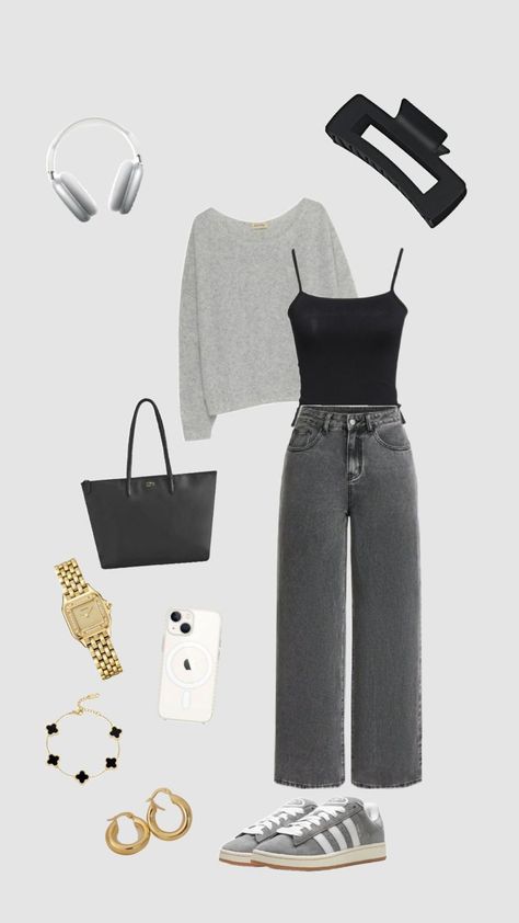 Outfit Campus, Simple Outfits For School, Mode Zara, Outfit Inspo Casual, School Looks, Stockholm Fashion, Simple Trendy Outfits, Mode Inspo, Back To School Outfits