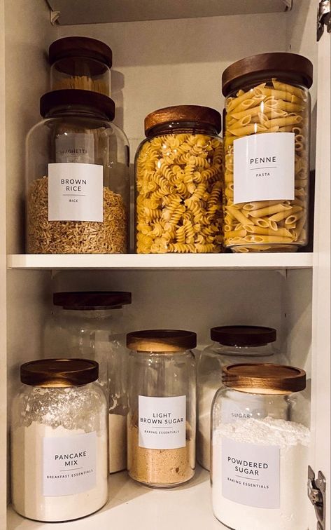 #pantry #topbuy #amazon #unique #trendy Breakfast Essentials, Pantry Organisation, House Organisation, House Essentials, Desain Lanskap, Kitchen Organisation, Future Apartment Decor, Sweater Knitting, Blanket Knitting