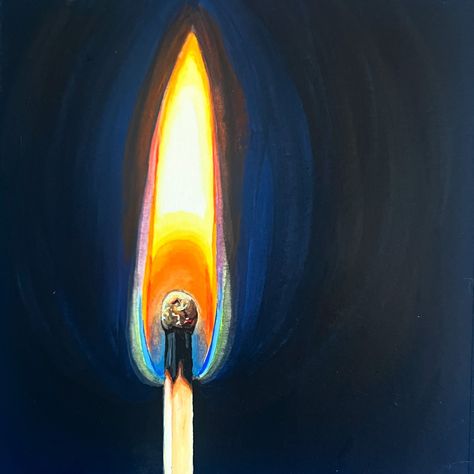 * SOLD * So many metaphors for fire and light! I titled this piece Burn Bright! What does it represent for you? Daily Painting Just posted in my online store (KateBirchArt.com) Link in bio! Gouache on paper Paper size 6x6 inches with small white border $115 *** please note for international orders a customs tax may be required upon delivery *** #gouachepainting #stilllifepainting #artistsoninstagram #painteveryday #colorfulart #gouache #dailypainting #dailyart #utahartist #makearteveryd... Match Stick Art, Family Projects, Stick Art, Match Stick, Family Project, Daily Painting, Paper Paper, Gouache Painting, Still Life Painting