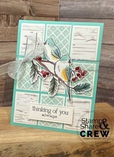 CSL: Share it Sunday! Free tutorial - Winterly Tree Tops Hand Made Greeting Cards, Card Files, Stampin Up Christmas, Bird Cards, Stamping Up Cards, Tree Tops, Winter Trees, Card Making Inspiration, Winter Cards