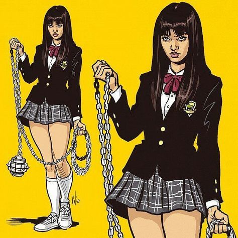 Film Drawing, Gogo Yubari, Cinema Film, Kill Bill, Art