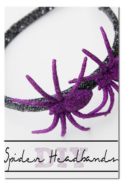 how to make your own DIY Spider Headbands - these are so super simple!!  love this kind of Halloween Craft - Sugar Bee Crafts Spooky Hair, Spider Headband, Diy Spider, Headband Ideas, Michaels Craft, Easy Halloween Crafts, Easy Crochet Blanket, Bee Crafts, Halloween Craft