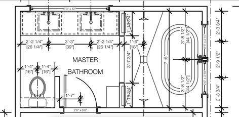 Master Bath With Wet Room Layout, Divided Bathroom Layout, Bathroom Plans Layout Design, Wet Room Layout Dimensions, Narrow Master Bath Layout Floor Plans, Master Bath Wet Room Layout, Wet Room Bathroom Layout, Wet Room Floor Plan, Bathroom Floor Plans With Measurements