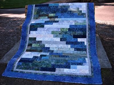 Waterfall Quilt Pattern, Waterfall Quilt, Jelly Roll Quilting, Strip Quilt Patterns, Hand Quilting Designs, Quilt Pattern Book, Bargello Quilts, Jelly Roll Quilt Patterns, String Quilts