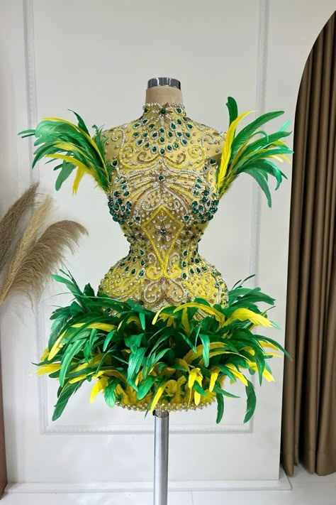 Brazil Costume, Brazil Dress, Body Carnaval, Carnival Outfit Carribean, Brazilian Clothes, Carnaval Dress, Carnaval Outfit, Samba Dress, Celestial Dress