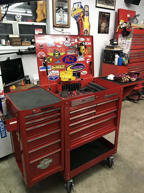 Harbor Freight Tool Cart Modified Us General Tool Cart Mods, Tool Cart Organization, Harbor Freight Tool Cart, Tool Cart Ideas, Harbor Freight Tool Box Ideas, Harbor Freight Tool Box, Tool Box Ideas, Mechanics Tool Cart, Toolbox Organization