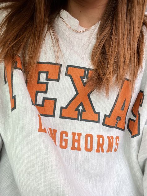 Cost cute college outfit jewelry good car Ut Austin Sweatshirt, Ut Austin Sorority, Ut Austin Aesthetic, Austin Texas Outfits, Austin Aesthetic, Ut College, Texas Longhorns Outfits, Texas Outfits, College Football Outfits