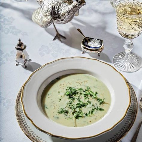 The Official Downton Abbey Cookbook - Exclusive Book Preview The Real Downton Abbey, Downton Abbey Party, Cucumber Soup, Creamed Cucumbers, Recipe Notes, Downton Abbey, Original Recipe, A Bowl, Soups And Stews