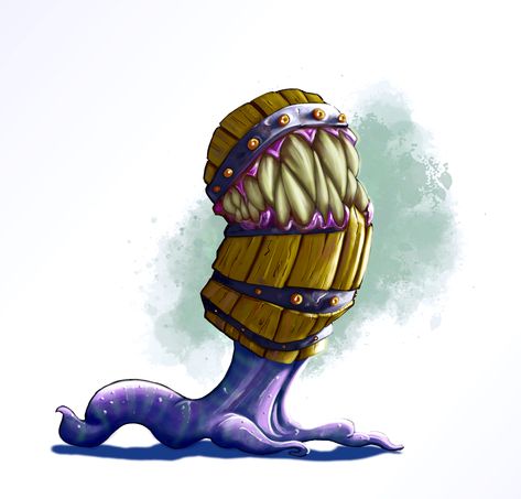 a barrel mimic i drew up. dungeons and dragons monsters for the win Dungeons And Dragons Monsters, Dnd Diy, Barrel Projects, D D Monsters, Cool Monsters, Dnd Monsters, Fantasy Beasts, Fantasy Collection, Dungeons And Dragons Homebrew