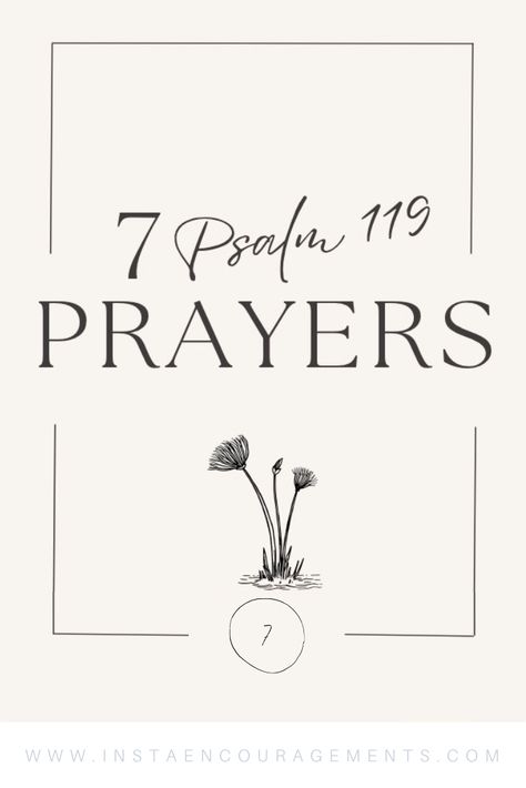 Psalm 119 is the longest chapter in the #Book of #Psalms. It's also the longest chapter in the #Bible with 176 verses. It's an acrostic poem. Each section of 8 verses begins with a successive letter of the #Hebrew alphabet. The #psalm is divided into 22 stanzas, each corresponds to a letter of the Hebrew alphabet. The theme of the psalm is the greatness and importance of #God's Word and the psalmist's love for it. Let's look at the last of 7 prayers that as believers we should #pray this Psalm.​ Focus On God, Christian Lifestyle Blog, Light Unto My Path, Hymns Of Praise, Humble Heart, Attributes Of God, Woman Of Faith, Hebrew Alphabet, Acrostic Poem