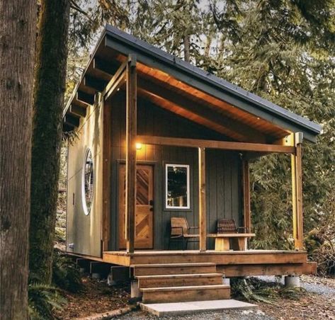 Cozy Loft, Tiny House Loft, Off Grid Cabin, Tiny House Inspiration, Tiny Cabins, Little Cabin, Tiny Cabin, Tiny House Movement, Tiny House Cabin