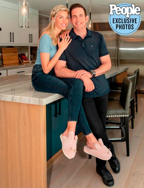 Tarek El Moussa and Heather Rae Young Show Off Their New Family Beach House: Our ‘Next Chapter’ Heather El Moussa, Oppenheim Group, Heather Rae, Christina Hall, Family Beach House, First Home Together, Tarek El Moussa, Chic Beach House, Selling Sunset