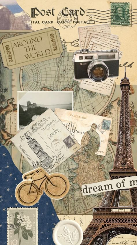 #moodboard #vintage #aesthetic #collage #travel Vintage Traveling Aesthetic, Travel Aesthetic Nature, Travel Aesthetic Vintage, Travel Collage Aesthetic, Travel Collage Wallpaper, Iphone Wallpaper Architecture, Travel Moodboard Collage, Travel Collage Wallpaper Laptop, Paris Aesthetic Wallpaper Collage