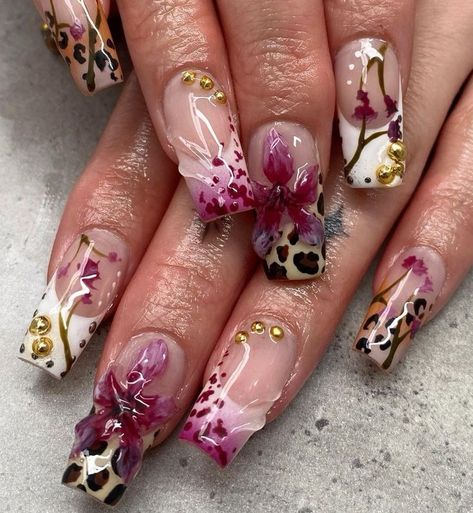 Summery Nails, Pretty Gel Nails, Really Cute Nails, Soft Nails, Unique Acrylic Nails, Bling Acrylic Nails, Fire Nails, Funky Nails, Dream Nails