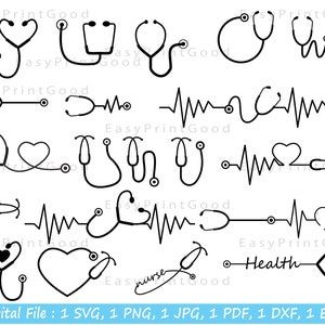 Stethescope Tattoo Simple, Stethoscope Tattoo, Purple Tattoos, Simple Tattoos, Wedding Place Cards, Line Design, Tattoos For Women, Heart Shapes, Bundles