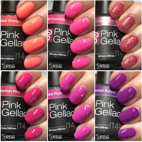 Cocktail Pink, Good Afternoon Everyone, Pink Gellac, Nail Products, Pink Ballerina, Tropical Island, Good Afternoon, Tropical Islands, Press Release