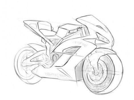 motorrad-zeichnen-lernen-dekoking-com-4 Biker Art Drawing, Motorcycle Drawing Easy, Motorcycle Doodle, Motorbike Drawing, Motorcycle Sketch, Motorbike Art, Motorcycle Drawing, Bike Drawing, Bike Sketch