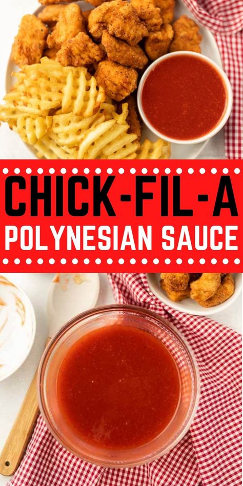 Chick-Fil-A Polynesian Sauce Recipe - Eating on a Dime Polynesian Sauce Recipe, Chick Fil A Recipe, Polynesian Sauce, Catalina Dressing, Easy Sauce Recipe, Copycat Chick Fil A, Chicken And Beef, Eating On A Dime, Chick Fil A Sauce