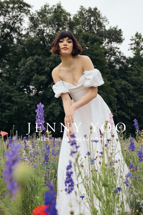 New Jenny by Jenny Yoo Bridal gowns available now in sizes 00-32. Find your dream dress today 🤍 Anthropologie Wedding Dress, Jenny By Jenny Yoo, Jenny Yoo Bridal, Catskills Wedding, Boho Wedding Gowns, Video Tiktok, Anthropologie Wedding, Back Wedding Dress, Jenny Yoo