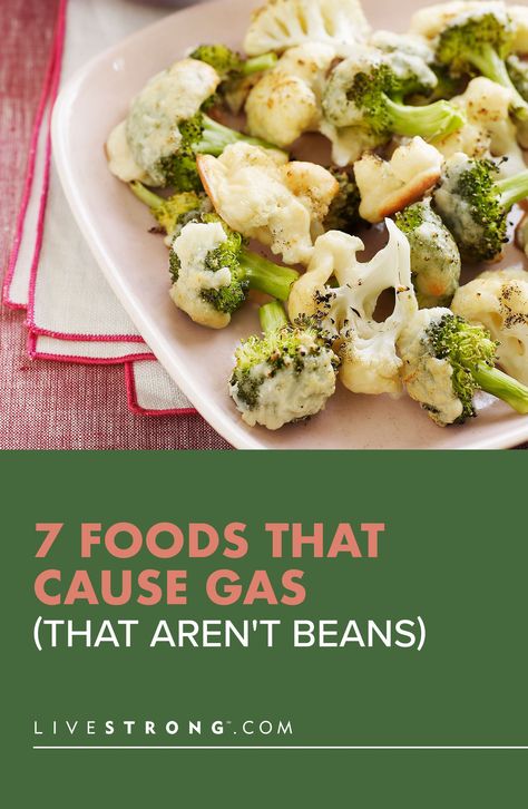 Beans are infamous for causing farts, but they're not the only foods that cause gas. Here are some other gassy foods and ways to turn down the dial. Less Gassy Foods, Low Gas Foods, Foods That Make You Gassy, Gas Free Diet, Anti Gas Foods, Non Gassy Meals, Non Gassy Vegetables, Gassy Foods To Avoid, Foods That Cause Gas