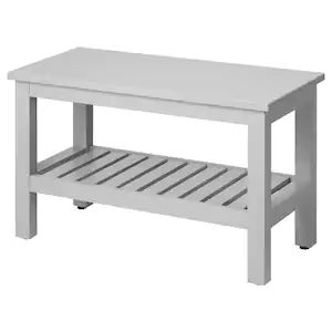 Benches & Stools - IKEA Hemnes Bench, Banquette Ikea, Bathroom Storage Bench, Ikea Bench, Ikea Bank, Bathroom Bench, Grey Benches, Bathroom Stool, Ikea Hemnes