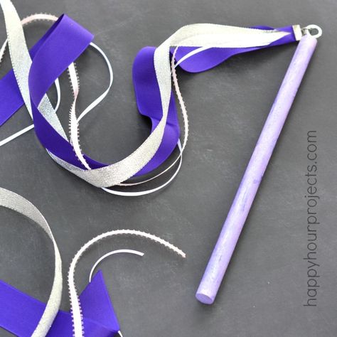 Easy Magic Ribbon Wand for Kids - Happy Hour Projects Summer Outdoor Crafts, Ribbon Wands, Easy Magic, Unicorn Mermaid, Cool Kids Clothes, Outdoor Crafts, Bean Bag Toss, Bag Toss, Online Kids Clothes