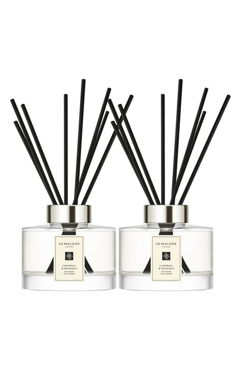 Jo Malone London™ Lime Basil & Mandarin Diffuser Duo Set $210 Value available at #Nordstrom Jo Malone Lime Basil Mandarin, On Jo, Lime Basil, Elegant Art, Jo Malone London, Jo Malone, Home Candles, Limes, Fabric Gifts