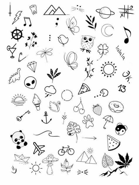 I will hand draw minimal tattoo design in my own style Herz Tattoo Klein, Tato Minimal, Cute Simple Tattoos, Minimal Tattoo Design, Sharpie Tattoos, Muster Tattoos, Flash Tattoo Designs, Small Tattoos Simple, Simple Tattoo Designs