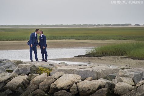 Anthony Abbatiello & John Chadwick Johnson's Spectacular Monument Provincetown Wedding ( Kate McElwee Photography) - See more: http://katemcelweephotography.com/2013/09/the-monument-provincetown-wedding-anthony-chad/ Provincetown Wedding, Two Grooms, Custom Tailored Suits, Funny Marriage Advice, Cape Cod Wedding, Lgbt Wedding, Old Couples, Lgbtq Wedding, Gay Marriage