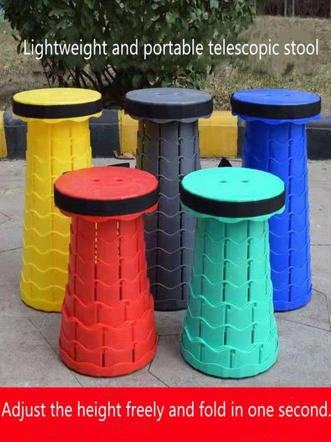 The Barking Bird - Unique products to solve life's issues Retractable Stool, Camper Storage Ideas Travel Trailers, Collapsible Stool, Portable Stool, Camping Stool, Bench Seats, Camper Storage, Fishing Chair, Furniture Fix