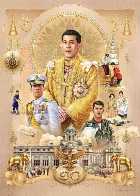 King Rama 10, Thailand Princess, King Thailand, King Rama 9, Thai Royal Family, Fun Worksheets For Kids, Thai King, Queen Sirikit, King Bhumibol Adulyadej