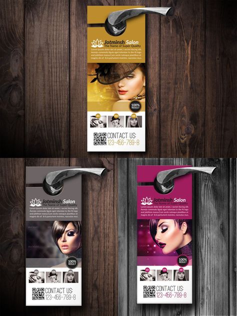 Beauty Salon Door Hanger Template. Compatible with: Adobe Photoshop. File Type: PSD. File Size: 5.52 MB. Vector. Dimensions: 4.5 x 11.25 px. DPI: 300. Layered Salon Door Hanger, Salon Door, Salon Names, Door Hanger Template, Salon Suites, Color Shapes, Beauty Industry, Door Hanger, Door Hangers