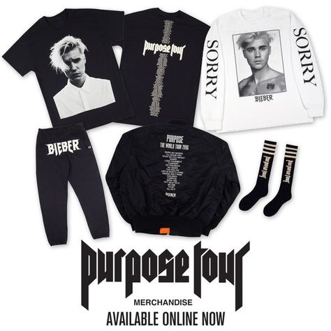 Purpose Tour Outfit, Justin Bieber Merchandise, Vinyl Design Ideas, Purpose Tour Merch, Justin Bieber Merch, Justin Bieber Tour, Justin Bieber Purpose Tour, Justin Bieber Purpose, Tour Merchandise