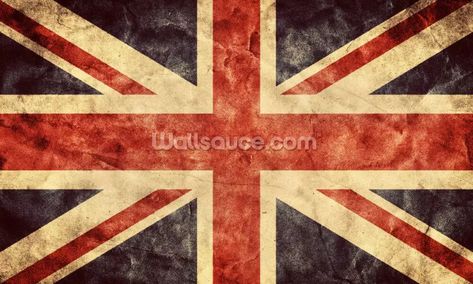 Uk Flag Wallpaper, Blind Art, Jack Flag, Muslin Backdrops, Vintage Flag, Union Jack Flag, Uk Photography, Uk Flag, Flag Wall