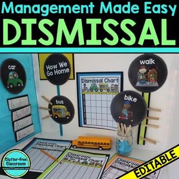 Classroom Dismissal Procedures and Routines for Elementary Teachers - 2024 - Teaching with Jodi Durgin and Company Warm Fuzzy Jar, Student Job Chart, Dismissal Chart, Behavior Bingo, 6th Grade Classroom, Techie Teacher, Behavior Management System, Clutter Free Classroom, Guest Teacher